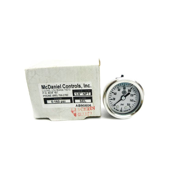 MCDANIEL CONTROLS SEL 0-160PSI 1/8" NSMP