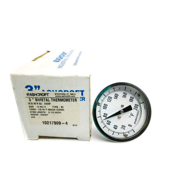 ASHCROFT 30EI60R0250/200F 3" NSMP