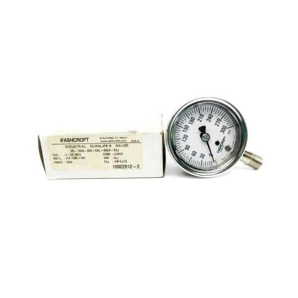 ASHCROFT 25-1009-SW-02L-300#-XLJ 300PSI 2-1/2" NSMP
