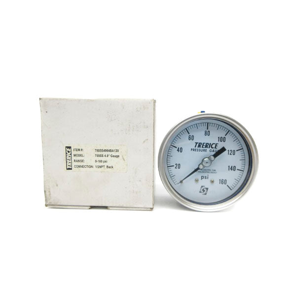 TRERICE 700SS4004BA120 0-160PSI 1/2" NSMP