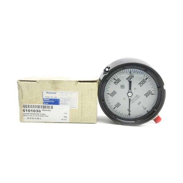 MCDANIEL CONTROLS MPB/SAN 0-3000PSI 1/4" NSMP