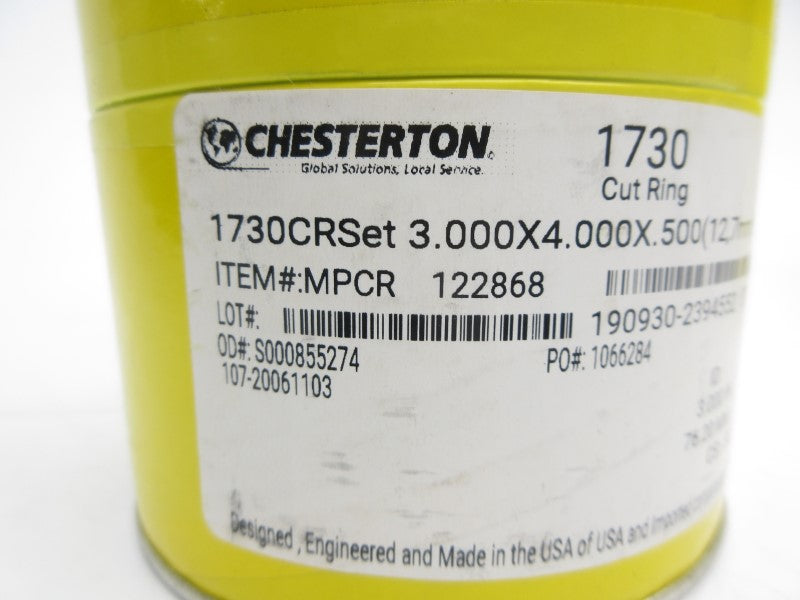 CHESTERTON MPCR122868 1730 NSFS
