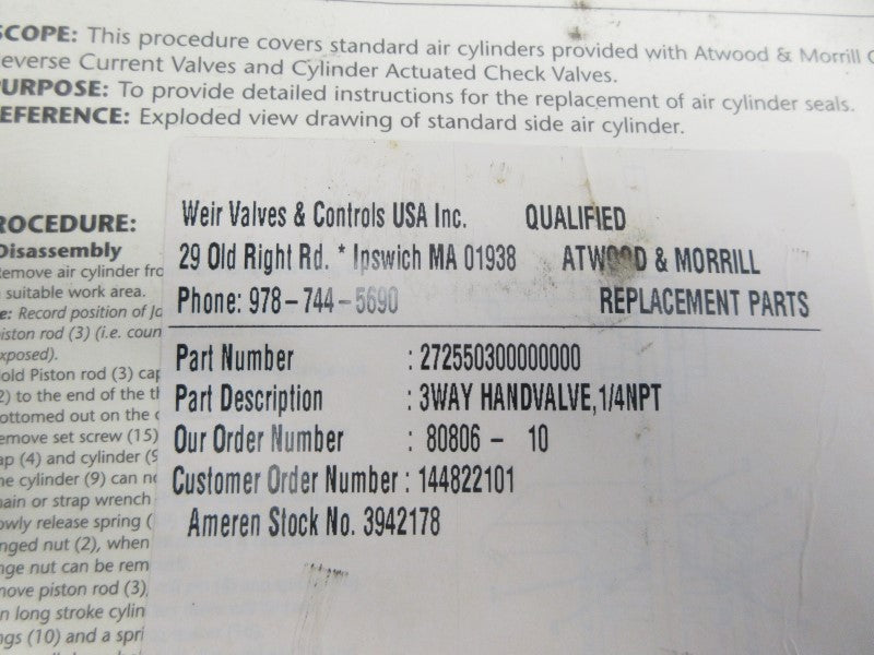 WEIR 272550300000000 NSMP