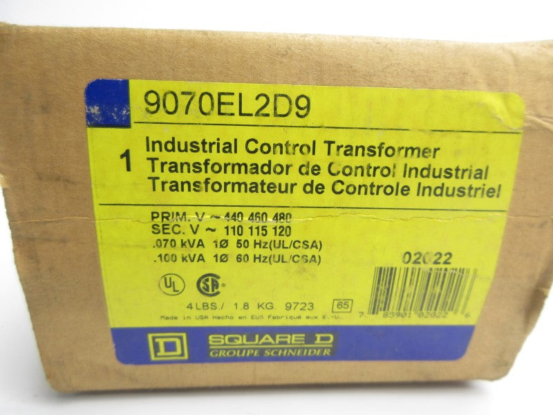 SQUARE D 9070EL2D9 480V NSMP
