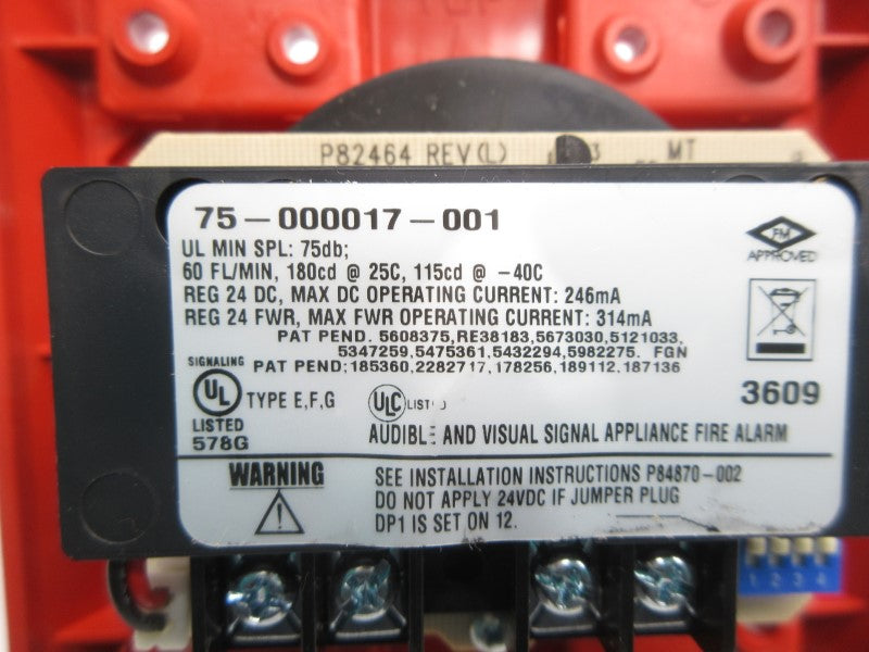 FENWAL 75-000017-001 24VDC NSNP