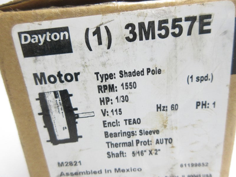 DAYTON 3M557E 115V NSMP