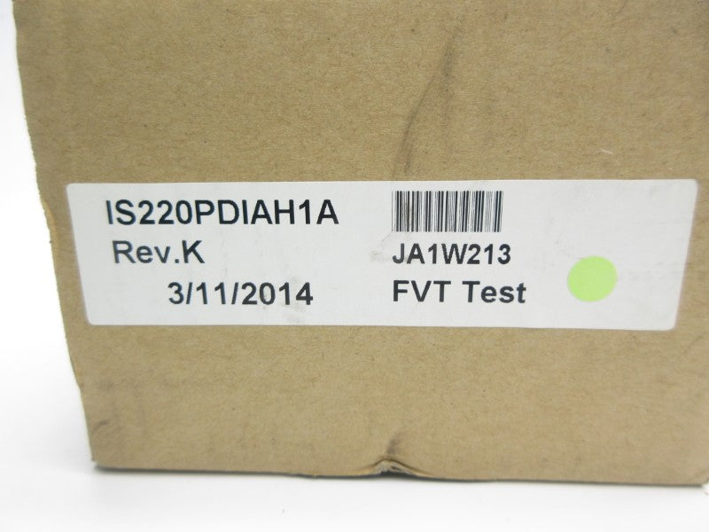GENERAL ELECTRIC IS220PDIAH1A NSMP