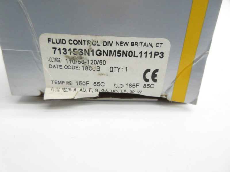PARKER 71315SN1GNM5N0L111P3 110/120V 200PSI NSMP
