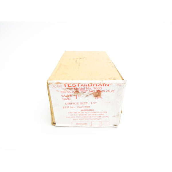 TEST AND DRAIN 1000 1" NSFS