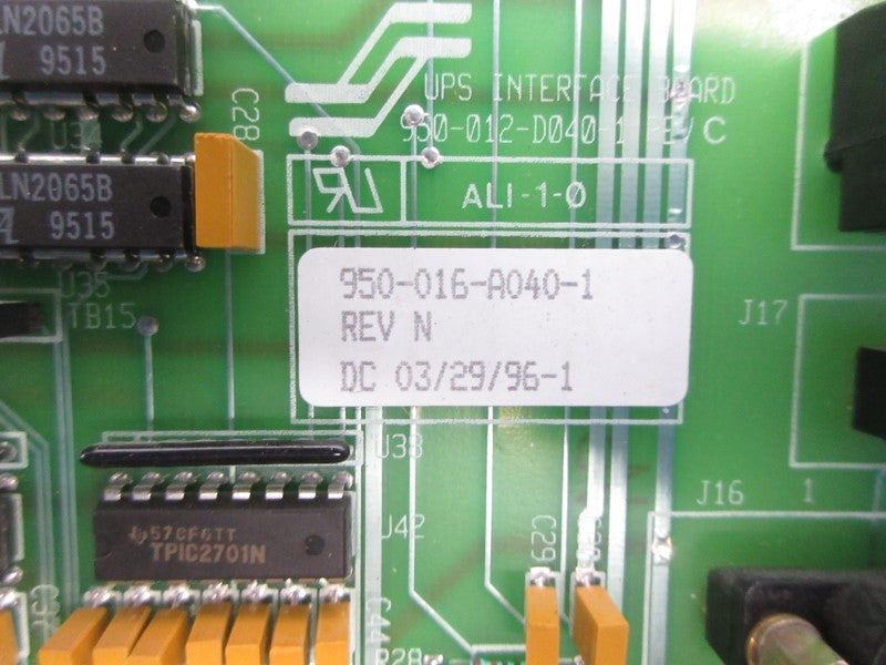 950-016-A040-1 REV. N UNMP