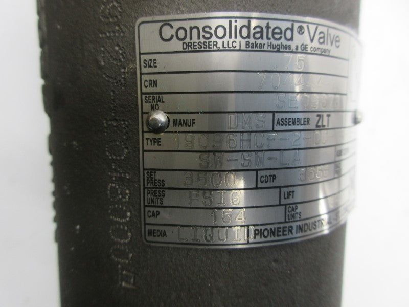 PIONEER 19096HCF-2-CC-MS-33-SW-SW-LA 3600PSI .75" NSNP