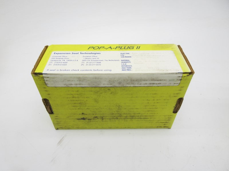 POP-A-PLUG P2-780-C (PKG OF 10) NSFS