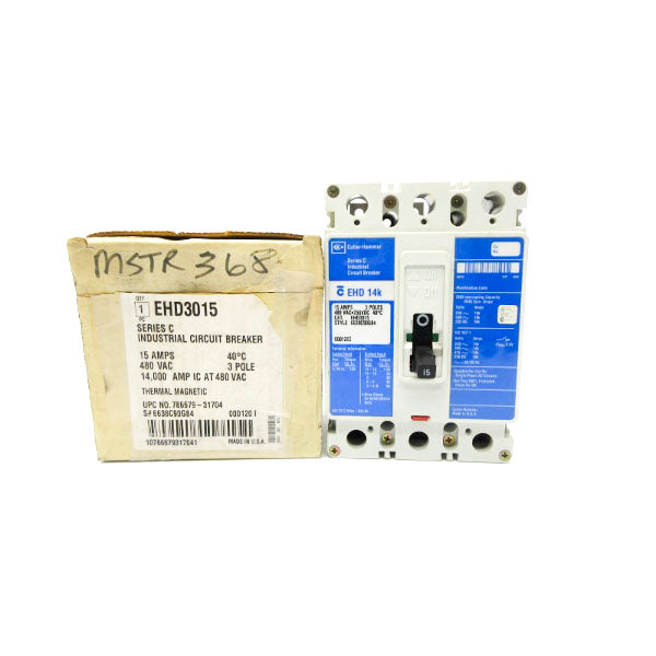 CUTLER HAMMER EHD3015 SER. C 480VAC 15A NSMP