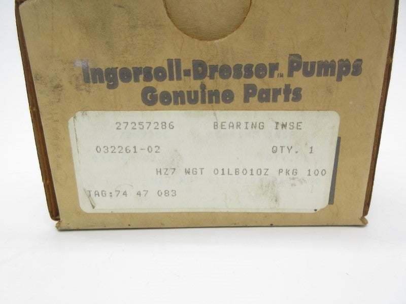 INGERSOLL DRESSER 27257286 NSMP