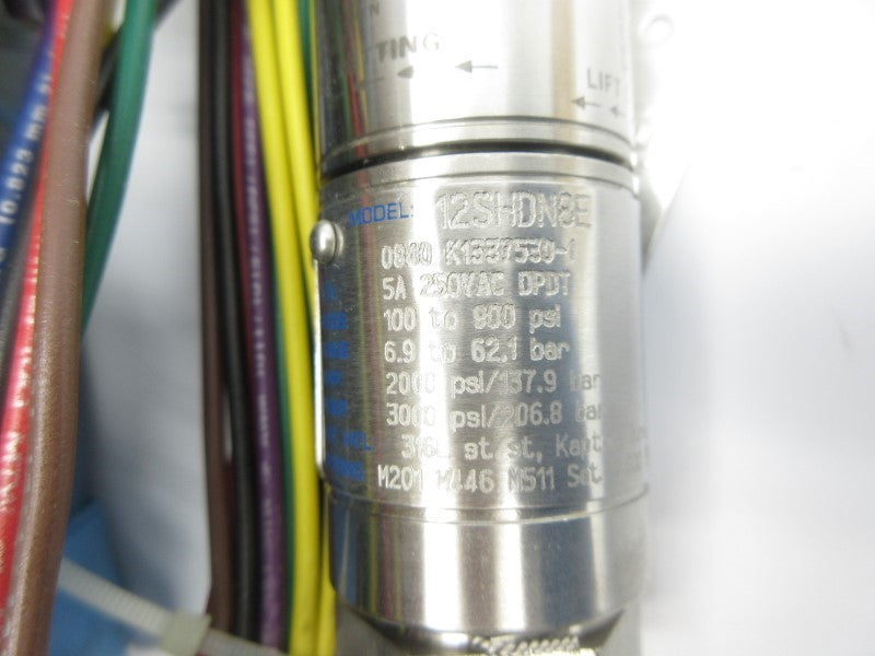 UNITED ELECTRIC 12SHDN8E 250VAC 5A 100-900PSI NSMP