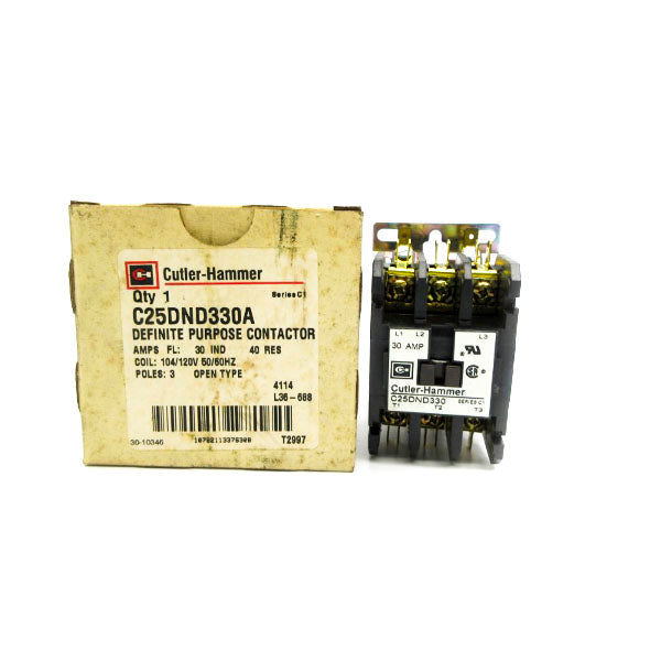 CUTLER HAMMER C25DND330A SER. C1 104/120V 30A NSMP