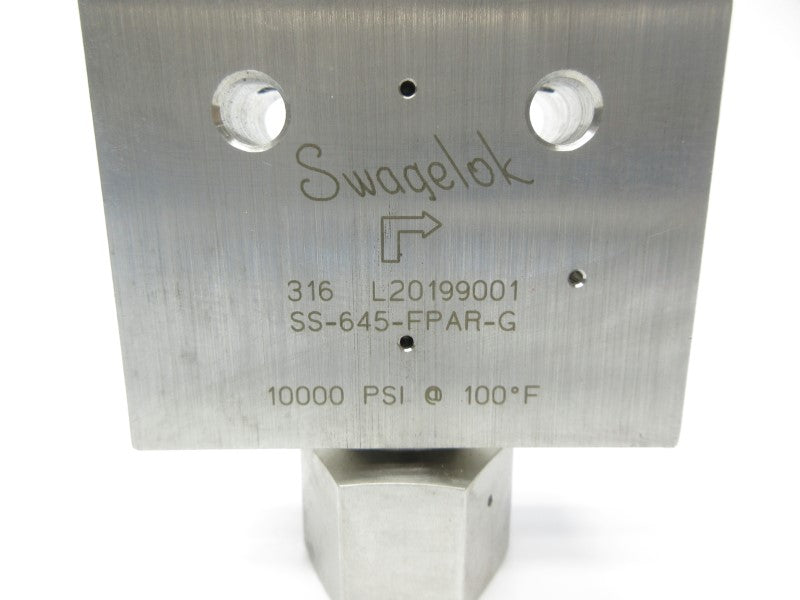 SWAGELOK SS-645-FPAR-G 10000PSI (AS PICTURED) NSNP