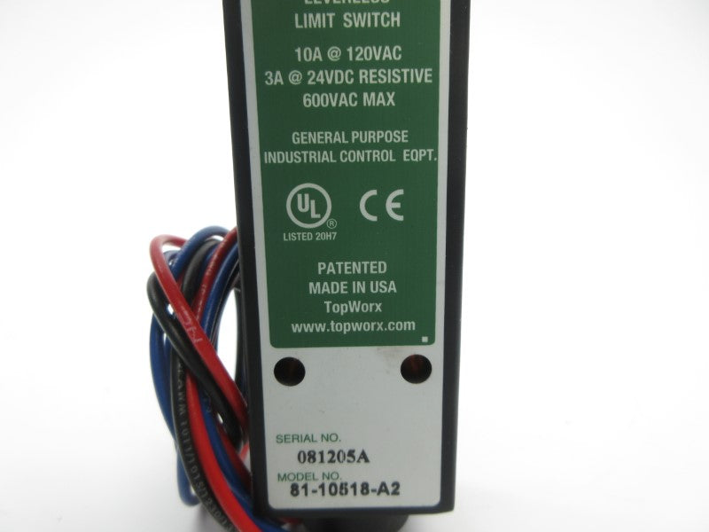 TOPWORX 81-10518-A2 600VAC 10A NSNP