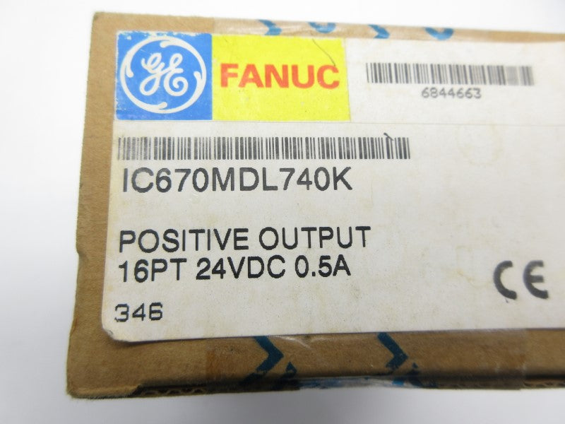 FANUC IC670MDL740K 24VDC 0.5A NSFS