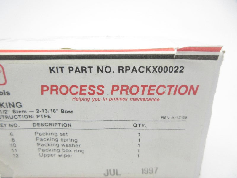 FISHER RPACKX00022 NSFS