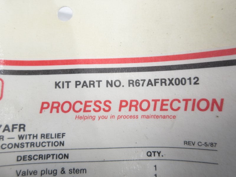 FISHER R67AFRX0012 NSMP