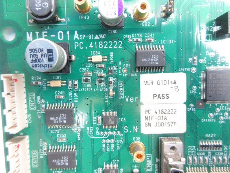 SODICK PLUSTECH MIF-01A 4182222 NSNP