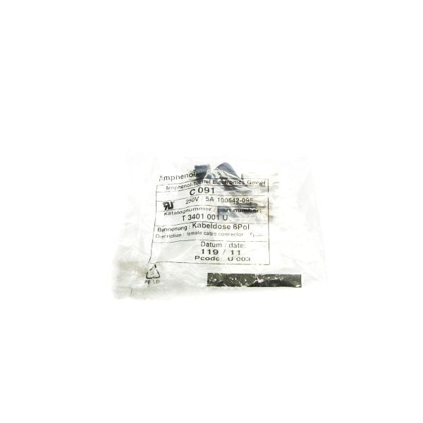 AMPHENOL T3401001U 250V 5A NSMP