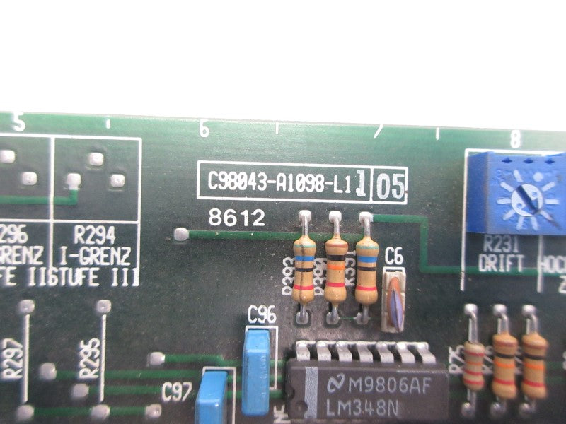 SIEMENS C98043-A1098-L11-05 UNMP