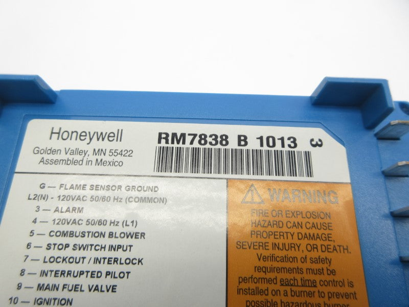 HONEYWELL RM7838B1013 120VAC (AS PICTURED) UNMP