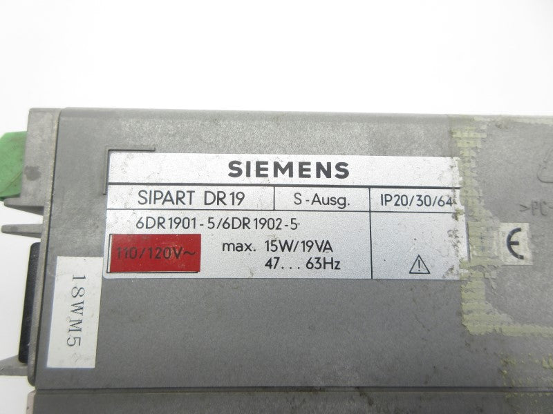 SIEMENS 6DR1901-5/6DR1902-5 110/120V UNMP
