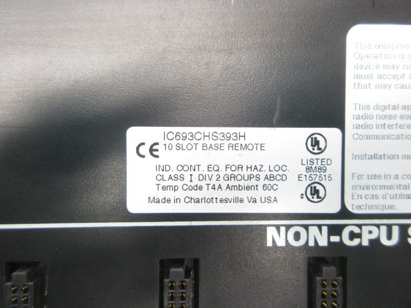 FANUC IC693CHS393H UNMP