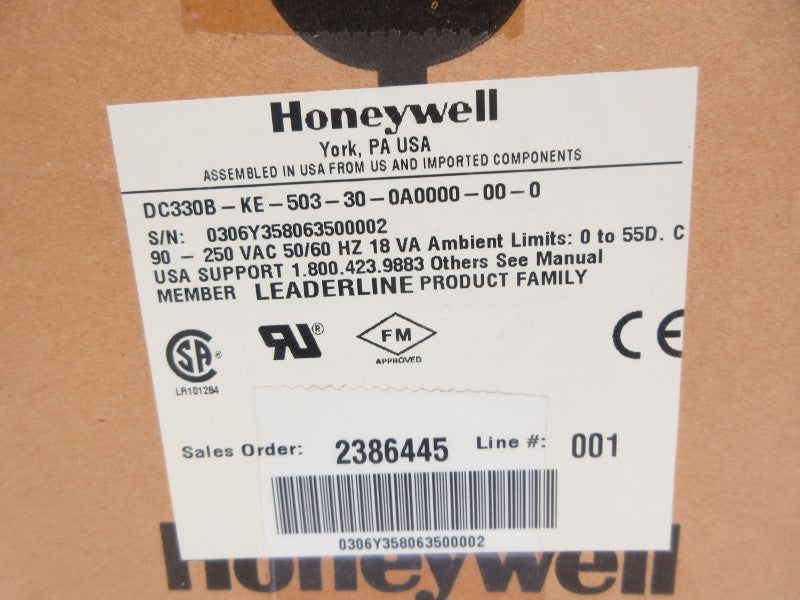 HONEYWELL DC330B-KE-503-30-0A0000-00-0 90-250VAC NSMP
