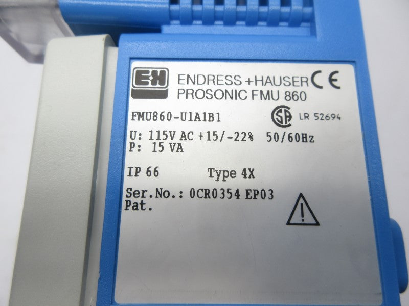 ENDRESS+HAUSER FMU860-U1A1B1 115VAC NSNP