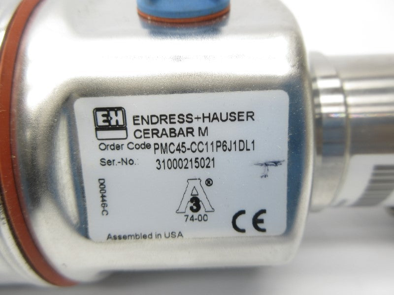 ENDRESS+HAUSER PMC45-CC11P6J1DL1 45VDC 150PSI NSNP