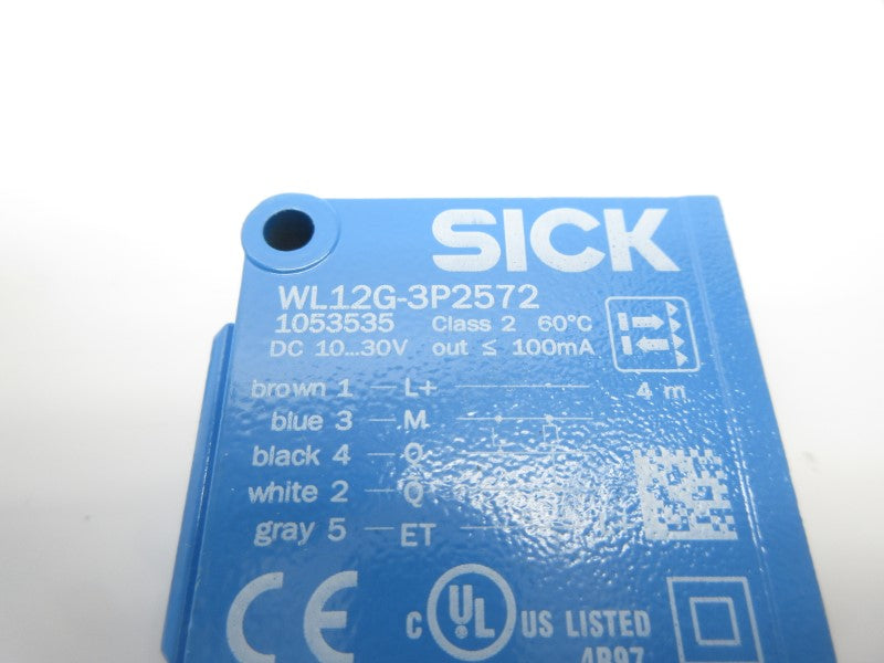 SICK WL12G-3P2572 1053535 10-30VDC NSNP
