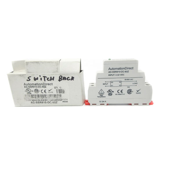 AUTOMATION DIRECT AD-SSR810-DC-60Z 3-32VDC NSMP