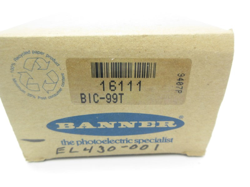 BANNER ENGINEERING BIC-99T 16111 11-14VAC NSMP