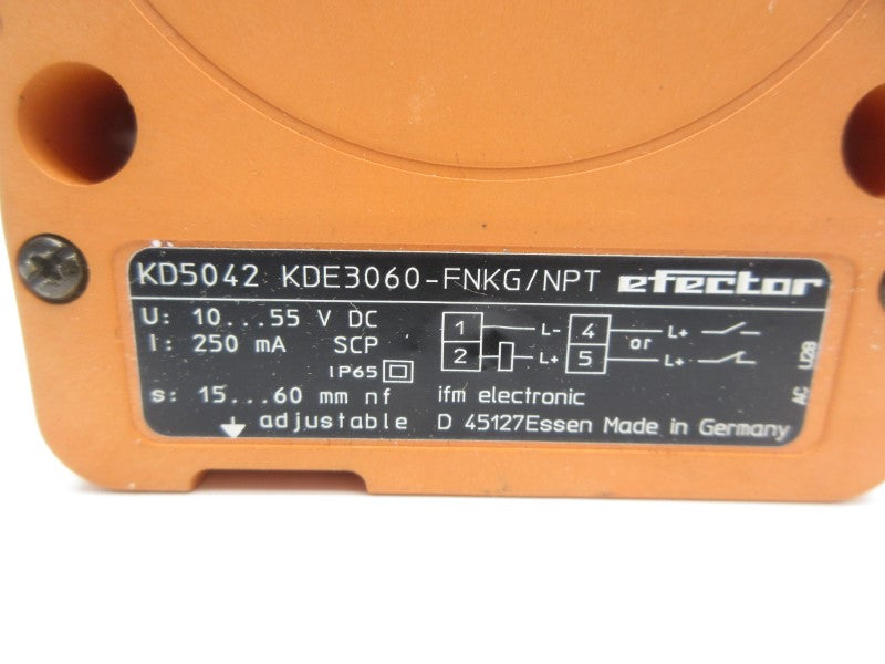 IFM EFECTOR KD5042 KDE3060-FNKG/NPT 10-55VDC NSNP