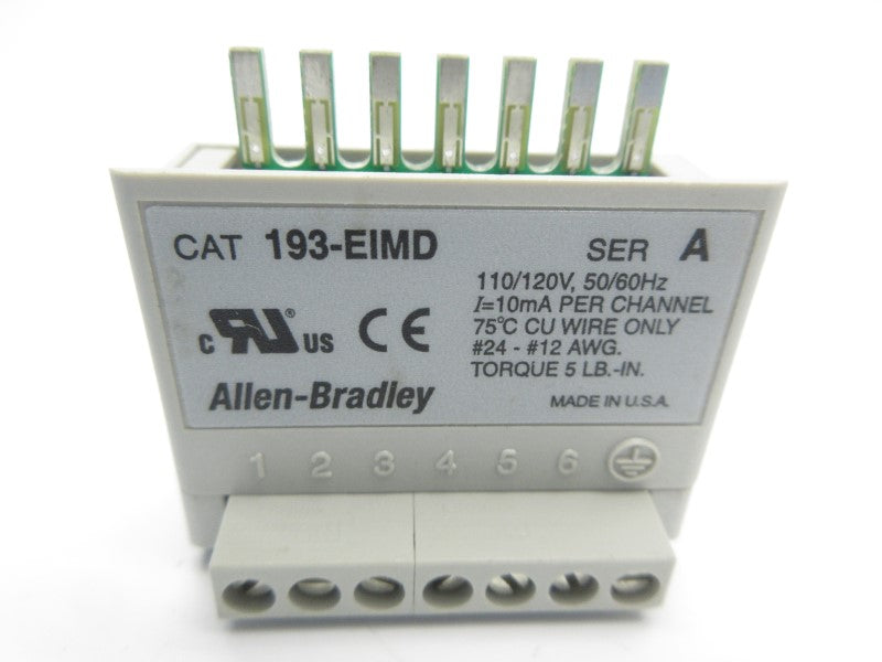 ALLEN BRADLEY 193-EIMD SER. A 110/120V NSNP