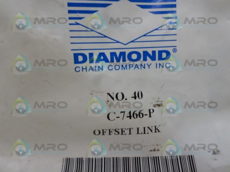 DIAMOND CHAIN C-7466-P OFFSET LINK  NSMP