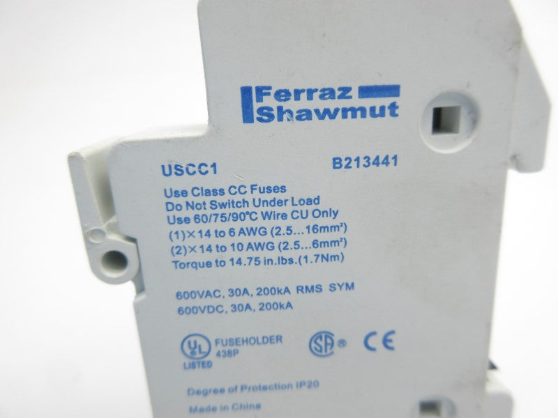 FERRAZ SHAWMUT USCC1 B213441 600VAC/DC 30A NSNP