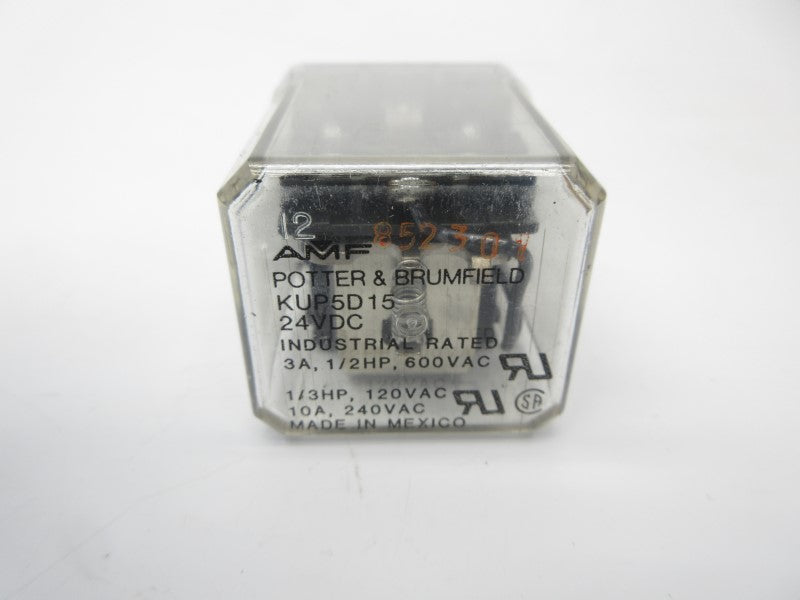POTTER & BRUMFIELD KUP5D15 24VDC 10A NSNP