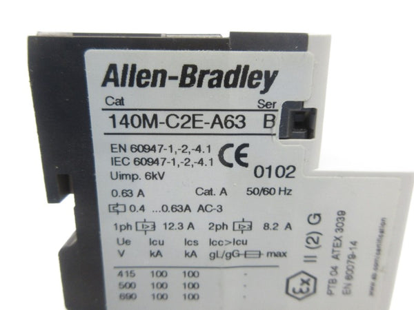 ALLEN BRADLEY 140M-C2E-A63 SER. B 690V 0.4-0.63A UNMP