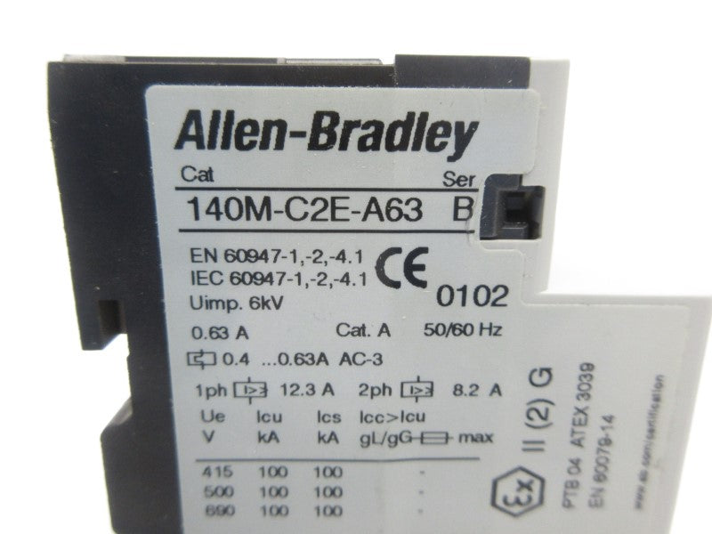 ALLEN BRADLEY 140M-C2E-A63 SER. B 690V 0.4-0.63A UNMP