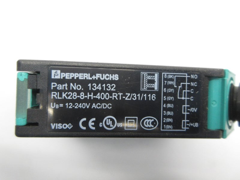 PEPPERL+FUCHS RLK28-8-H-400-RT-Z/31/116 134132 12-240VAC NSNP