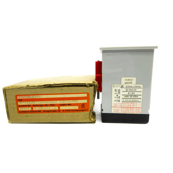 E. DOLD & SOHNE EC9621.81 110V 0.01-0.99S NSMP