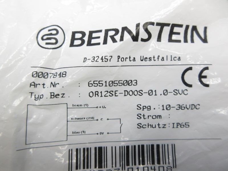 BERNSTEIN OR12SE-DOOS-01.0-SVC 6551055003 10-36VDC NSMP