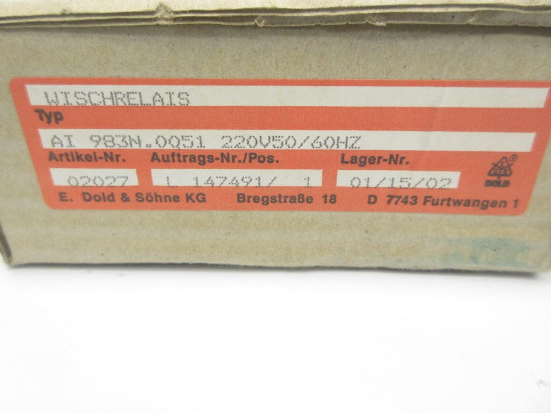 E. DOLD & SOHNE AI983N.0051 220V NSMP