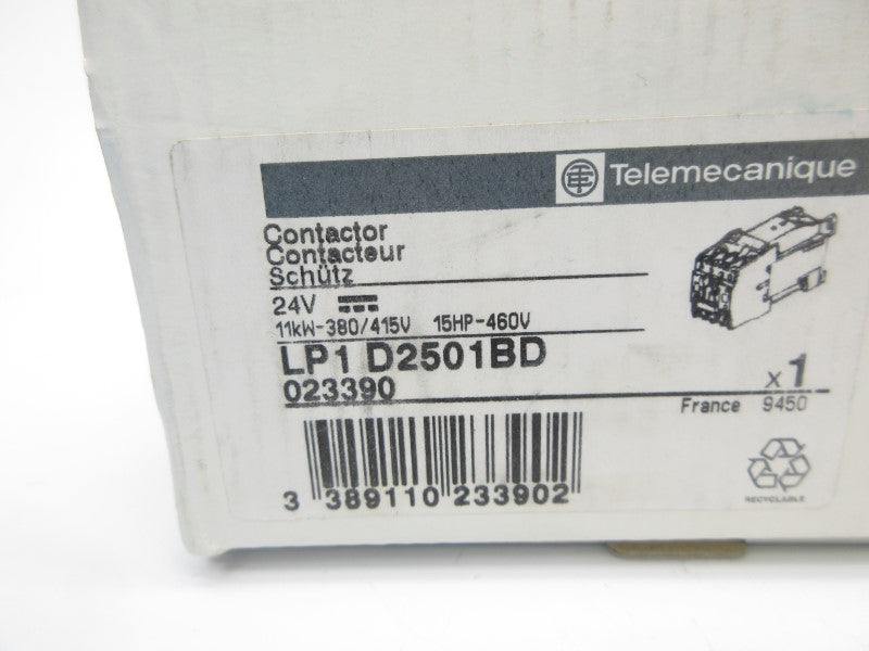 TELEMECANIQUE LP1D2501BD 24V NSMP