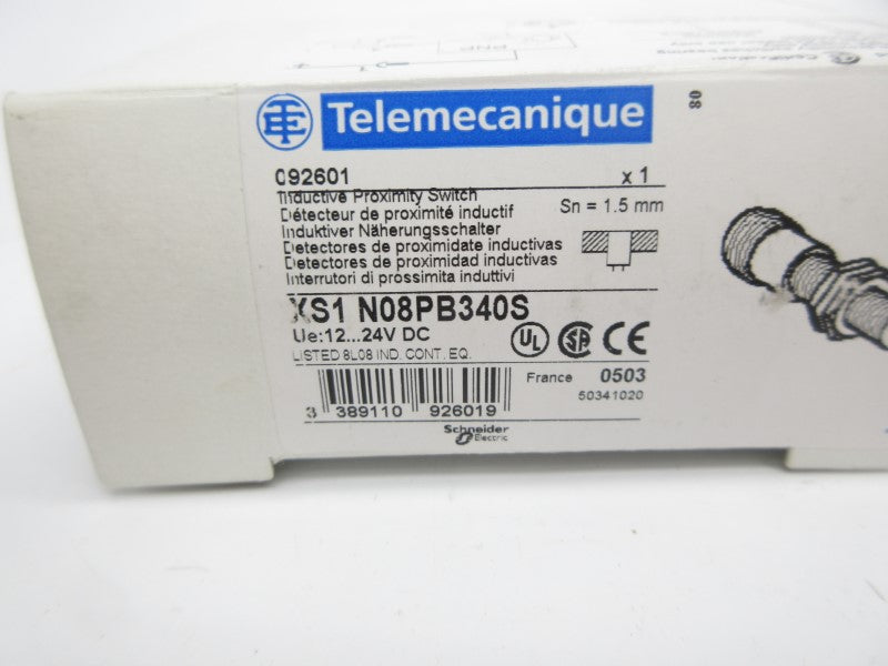 TELEMECANIQUE XS1N08PB340S 12-24VDC NSMP